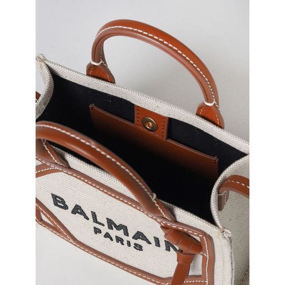 Balmain Mini Bag Woman Beige - Picture 3 of 3
